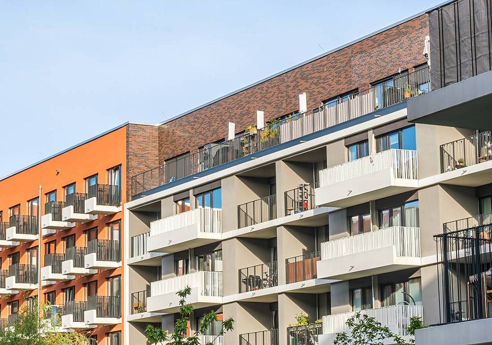 Moderne Wohnanlage mit Eigentumswohnungen und Balkonen in Bayreuth